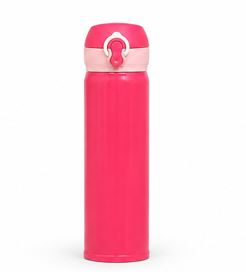 Garrafa Isotérmica Inox 450ml com Trava na Tampa
