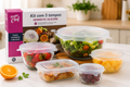 Kit 5 Tampas Herméticas de Silicone Reutilizáveis — Pratic Chef