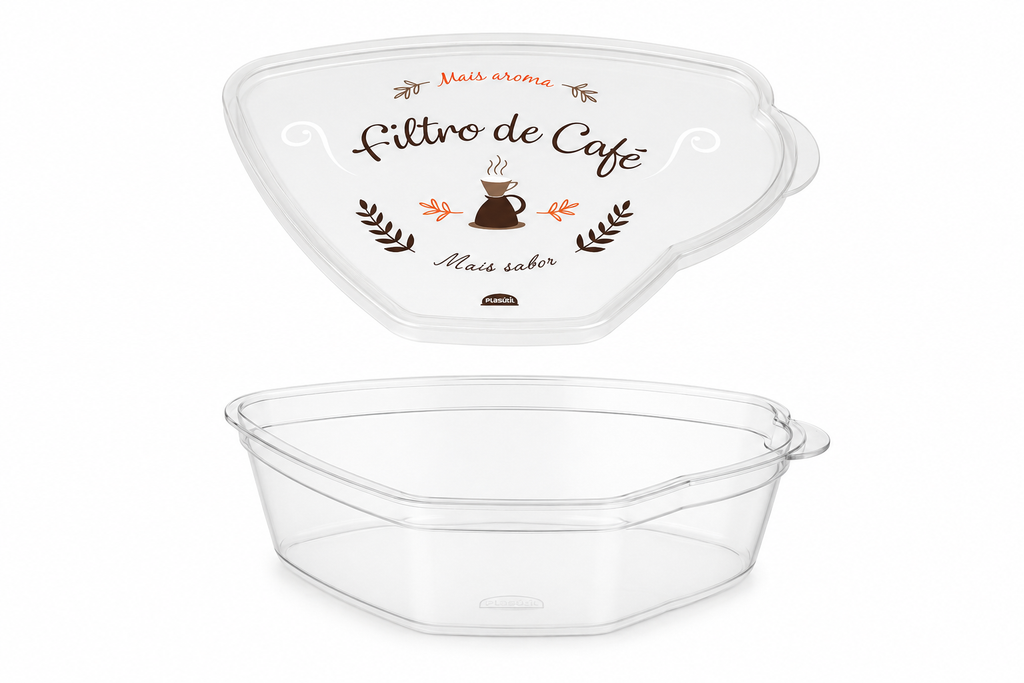 Porta-Filtro de Café Decorativo com Tampa — Mais Aroma, Mais Sabor
