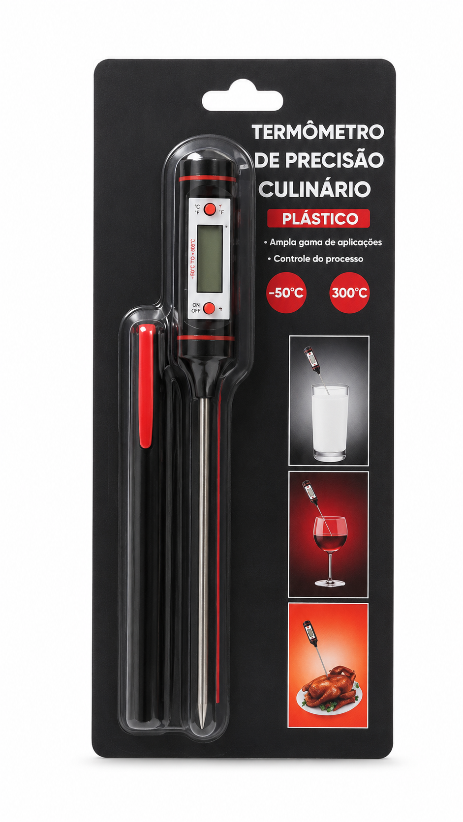Termômetro de Precisão Culinário Digital