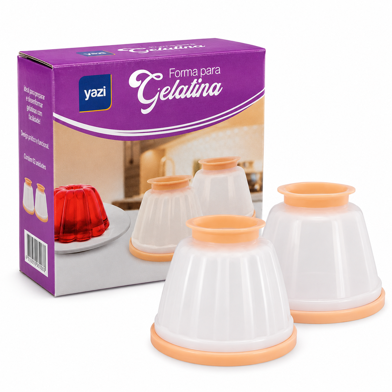 Forma para Gelatina Yazi – Kit com 2 unidades