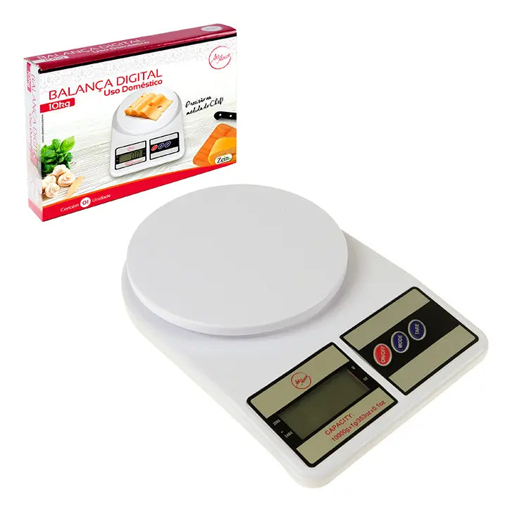 Balança Digital  de Cozinha 10kg Alta precisão para  Uso doméstico
