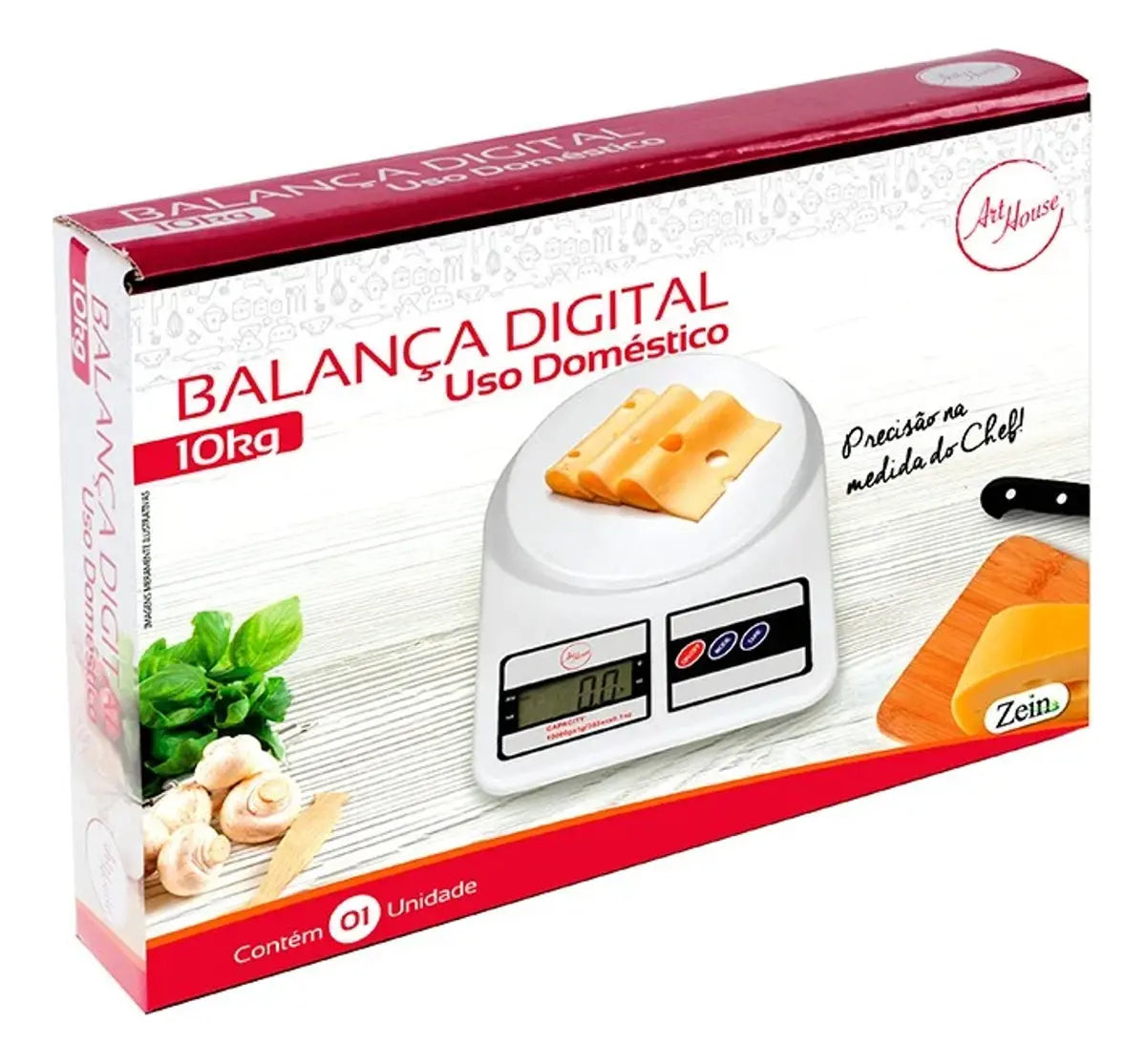 Balança Digital  de Cozinha 10kg Alta precisão para  Uso doméstico