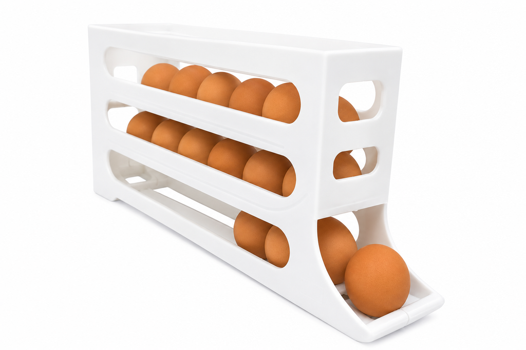 Organizador de Ovos para Geladeira — 3 Andares